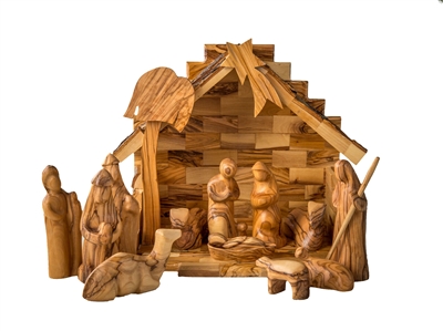 The finest olive wood Christmas ornaments, nativities, and crosses from ...